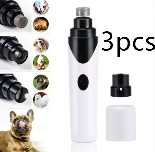 Quiet Electric Pet Nail Grinder – USB Rechargeable Dog Nail Trimmer