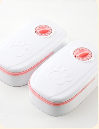 2-in-1 Gravity Pet Feeder & Water Dispenser – Automatic Dog & Cat Feeding Bowl