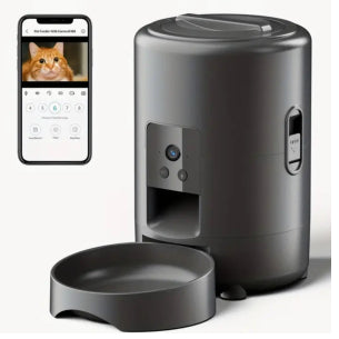 Smart WiFi Automatic Pet Feeder 2L – Timed Dog & Cat Food Dispenser